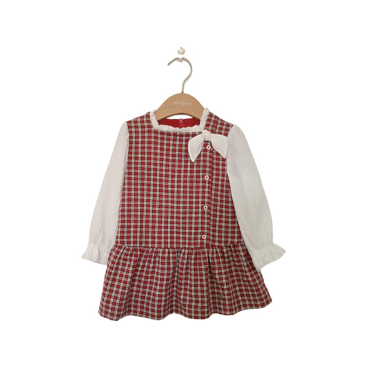 VESTIDO TARTAN MINI+MANGA BAMBULA