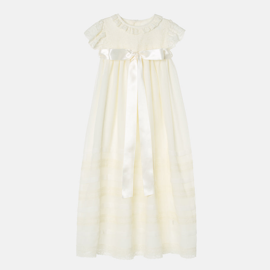 Dresses | Lace Christening Gown with Bonnet | Cinda